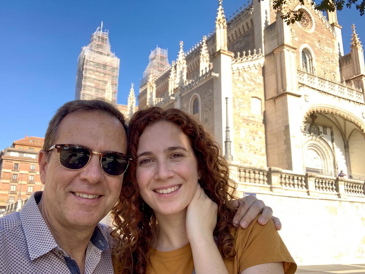 Pareja de turistas en Madrid